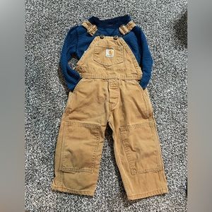 Boys 2T Carhartt Bibs!
